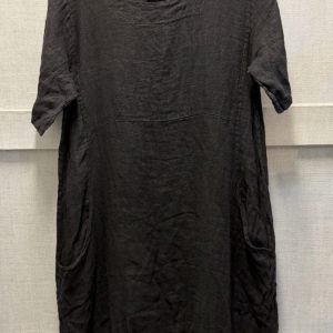 Linneklänning med Fickor