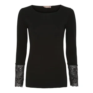 T-Shirt Långärmad Svart