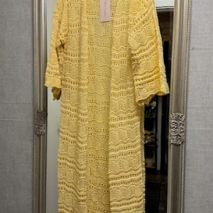 Virkad Kaftan Gul Onesize