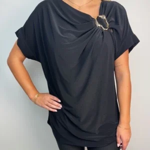 Läcker Topp med Fin Gulddetalj