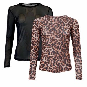 BCANNIE Mesh Blouse