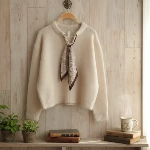 Sharon Sweater med Sjal