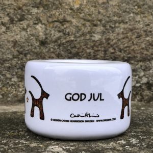 DCH LJUSLYKTA KERAMIK 5 cm God Jul Julbock