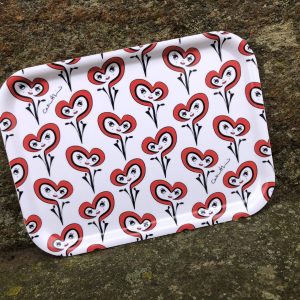 DCH Frukostbricka 27×20 cm WITH LOVE FEMALE