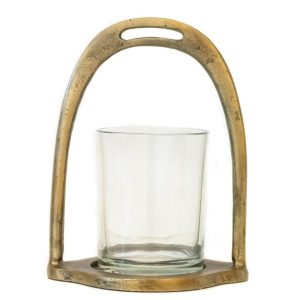 Lykta Stigbygel Guld Stor