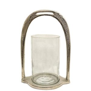 Lykta Stigbygel Silver Extra Stor Utomhuslykta