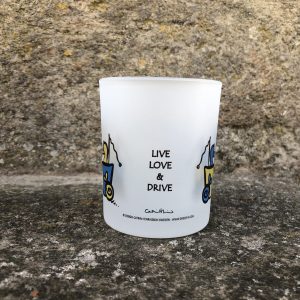 DCH LJUSLYKTA GLAS 8 cm Live Love & Drive