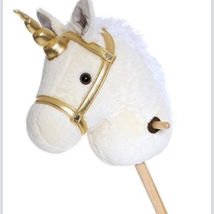 Käpphäst ENHÖRNING vit