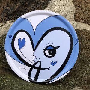 DCH Serveringsbricka Rund 38 cm SAILOR MOON BLUE