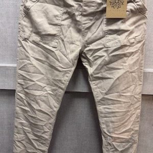 Jogger Jeans Beige