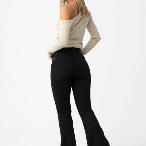 Bella Black Flare Jeans