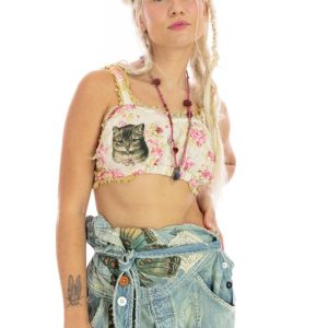 Cat Appliqué Mindy Bralette