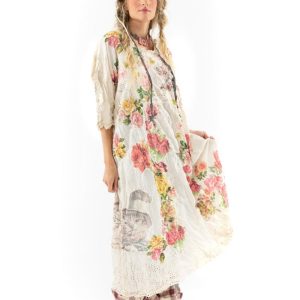 Eyelet Appliqué Coronado Dress