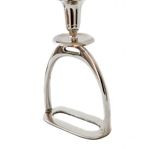 Ljusstake Stigbygel Silver Stor