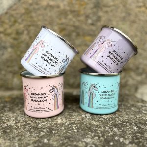 DCH Emaljmugg Unicorn Believe