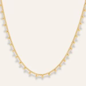 Halsband steel beaded