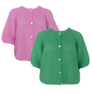 BCBJOERK Patent Knit Cardigan