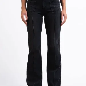 Claire 01Low Bootcut Jeans - Black